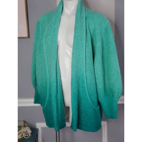 Women Knit Cardigan, 80s Cardigan - Picture 6 of 8